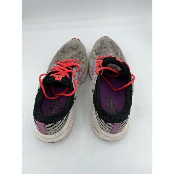 Brooks Sneakers Womens Size 7.5‎ Launch 6 Gray Black 1202851B027 Running Walk - Picture 7 of 11